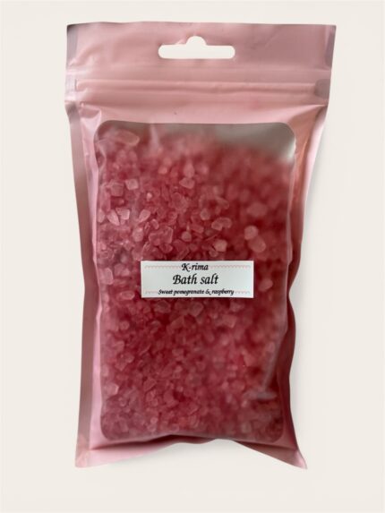 Bath salt sweet pomegranate & raspberry